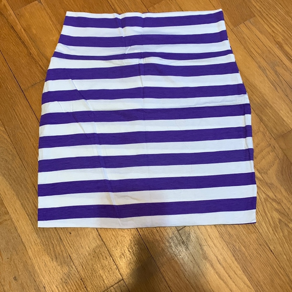 Striped Mini Skirt